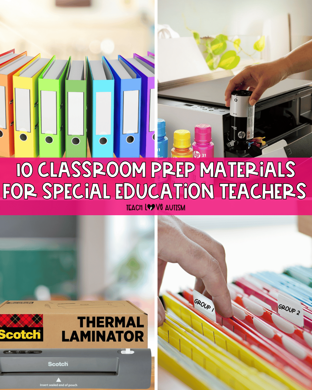 10 Classroom Prep Materials for Special Education Teachers