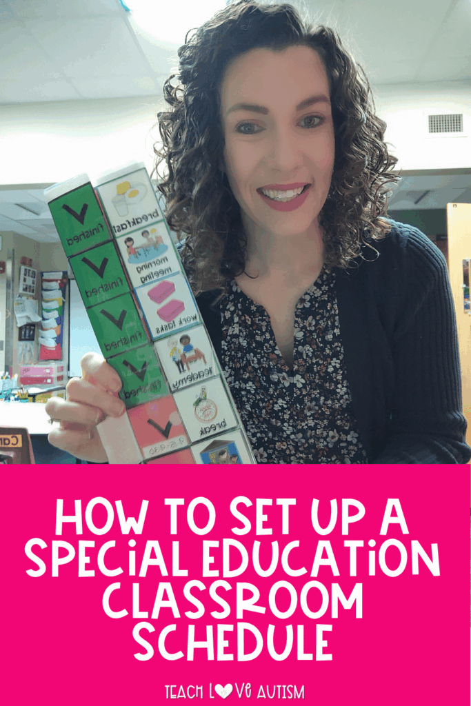 Save this post to your favorite special education Pinterest board so you can come back when you're building your special education classroom schedule. Whether you're planning for back to school or adjusting routines midyear, you'll have these scheduling steps ready when you need them.