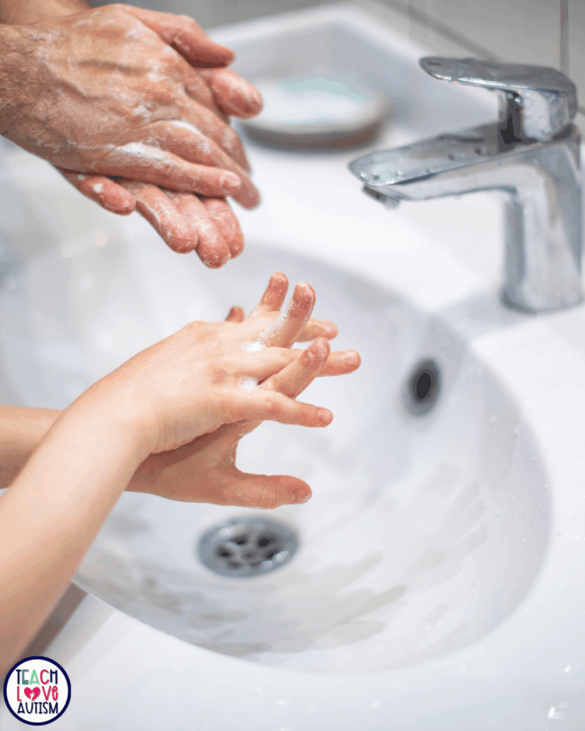 Hygiene instruction is also incorporated into the school day for our students who need additional support.