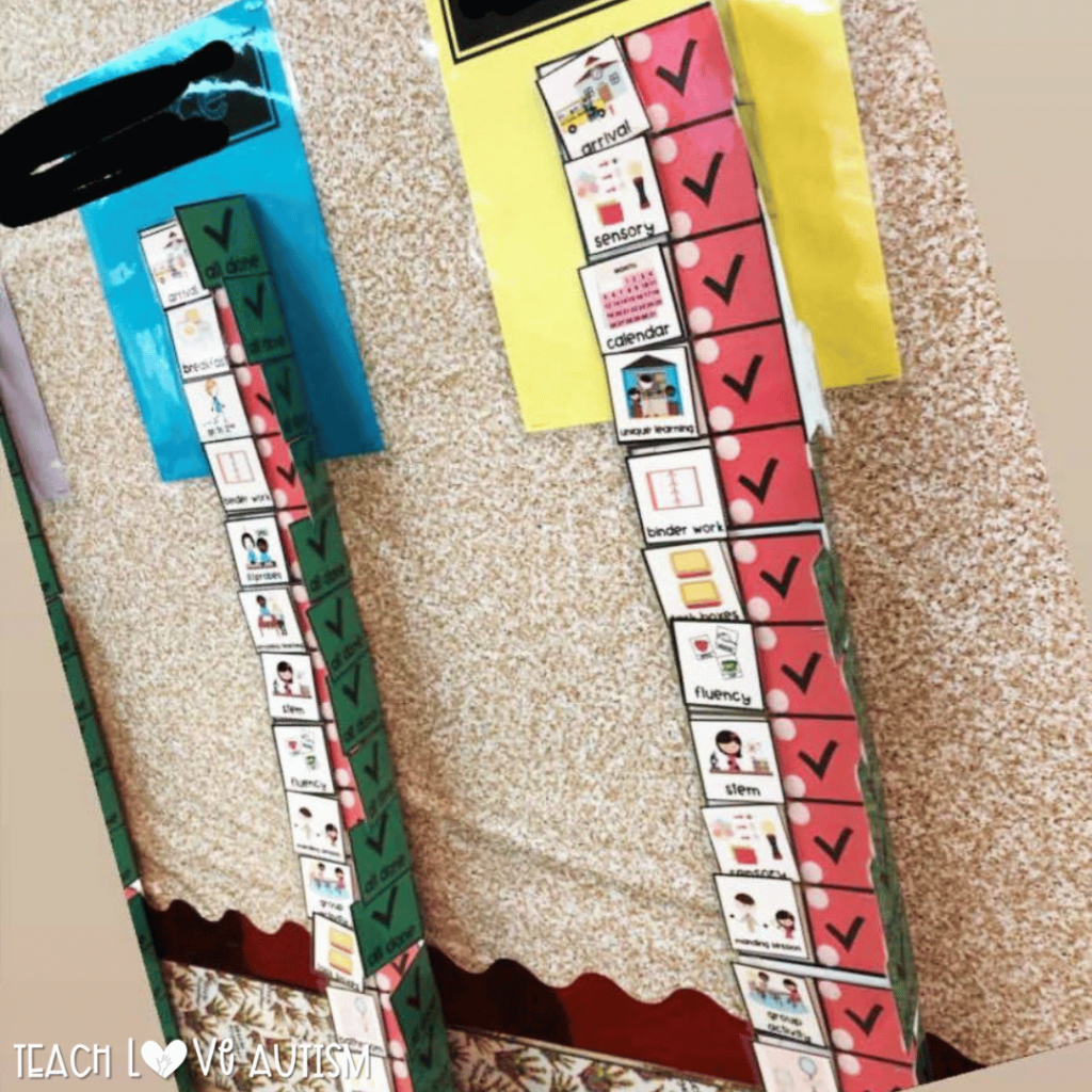 Visual schedules have been a game changer in my classroom.