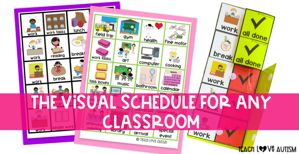 The Visual Schedule for Any Classroom