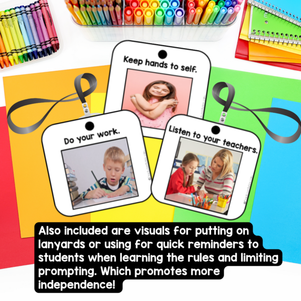 classroom rules posters with real photos 1