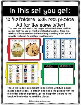 Alphabet File Folders Letter C - Image 2