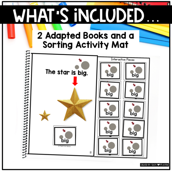 Core Vocabulary Adapted Book: BIG - Image 2
