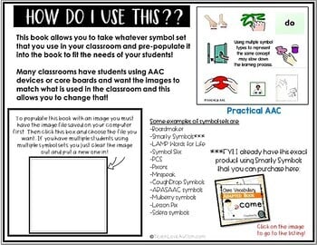 Core Vocabulary Editable Symbol Adapted Book: COME - Image 2