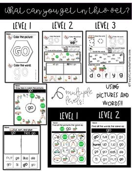 Core Vocabulary Worksheets: Close - Image 2
