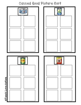 Food: Canned Goods Independent Work Binder - Image 3