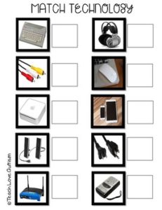 Real Photo File Folders: Technology - Teach Love Autism