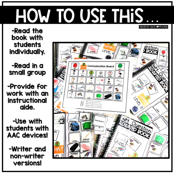 WH Question Adapted Book WHAT with Real Photos for Special Education - Image 3
