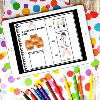 Core Vocabulary Printable and Digital MEGA Bundle - Teach Love Autism