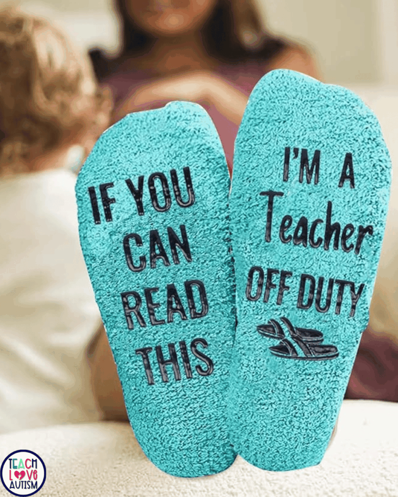 This image highlights a cozy gift for teachers.
