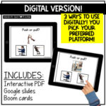 Push or Pull | Force and Motion | Science Task Cards | Boom Cards ...