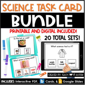 Science Task Cards Bundle | Printable and Digital