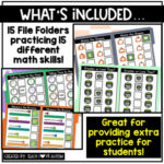 Halloween Math File Folders and Activities | OCTOBER - Teach Love Autism