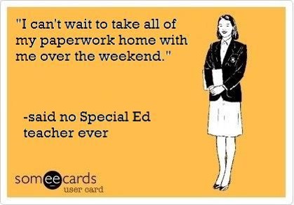 IEP paperwork must haves