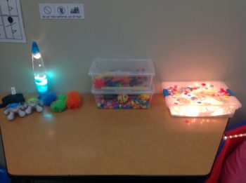 Autism Sensory Room Fidget Table