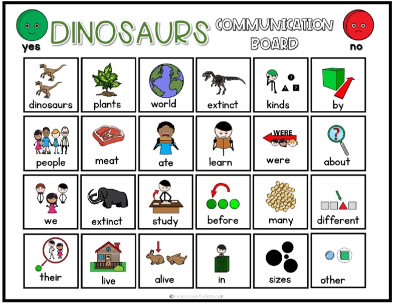 dinosaur reading comprehension