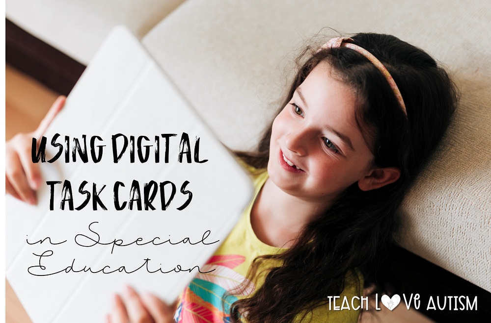 digital task cards in special education