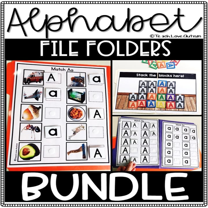 Alphabet File Folders Bundle