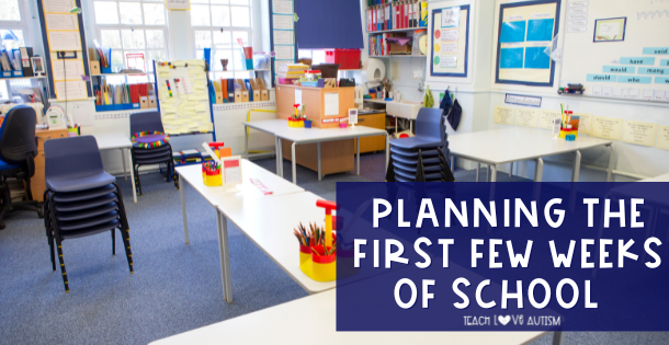 teaching job and planning the first weeks of school