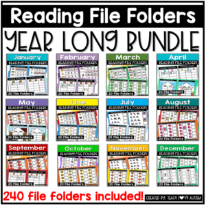 Reading File Folders and Center Activities