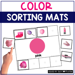 color sorting mats