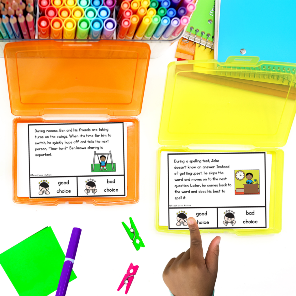 Making Good or Bad Choices Task Cards | Social Skills | Decision Making ...