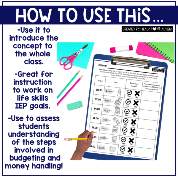 Grocery Store Budget Worksheets do you have enough