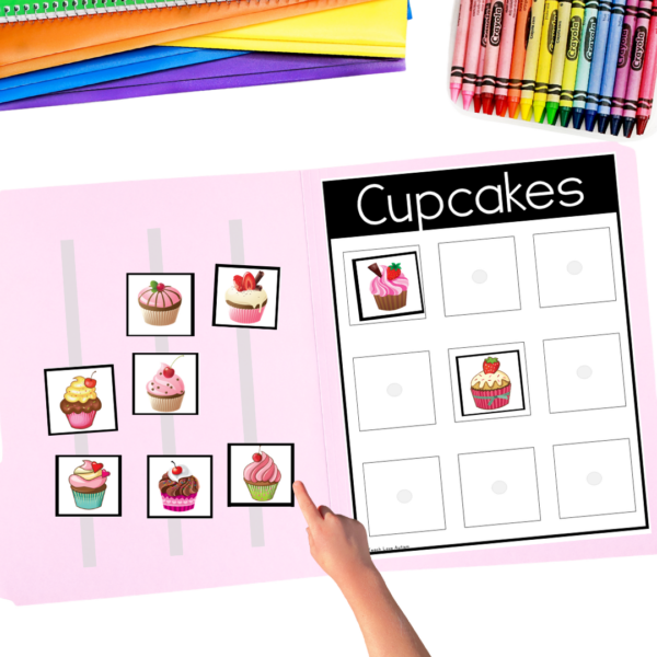 Valentines Matching & Errorless File Folders for Independent Work Stations or Centers - Image 4