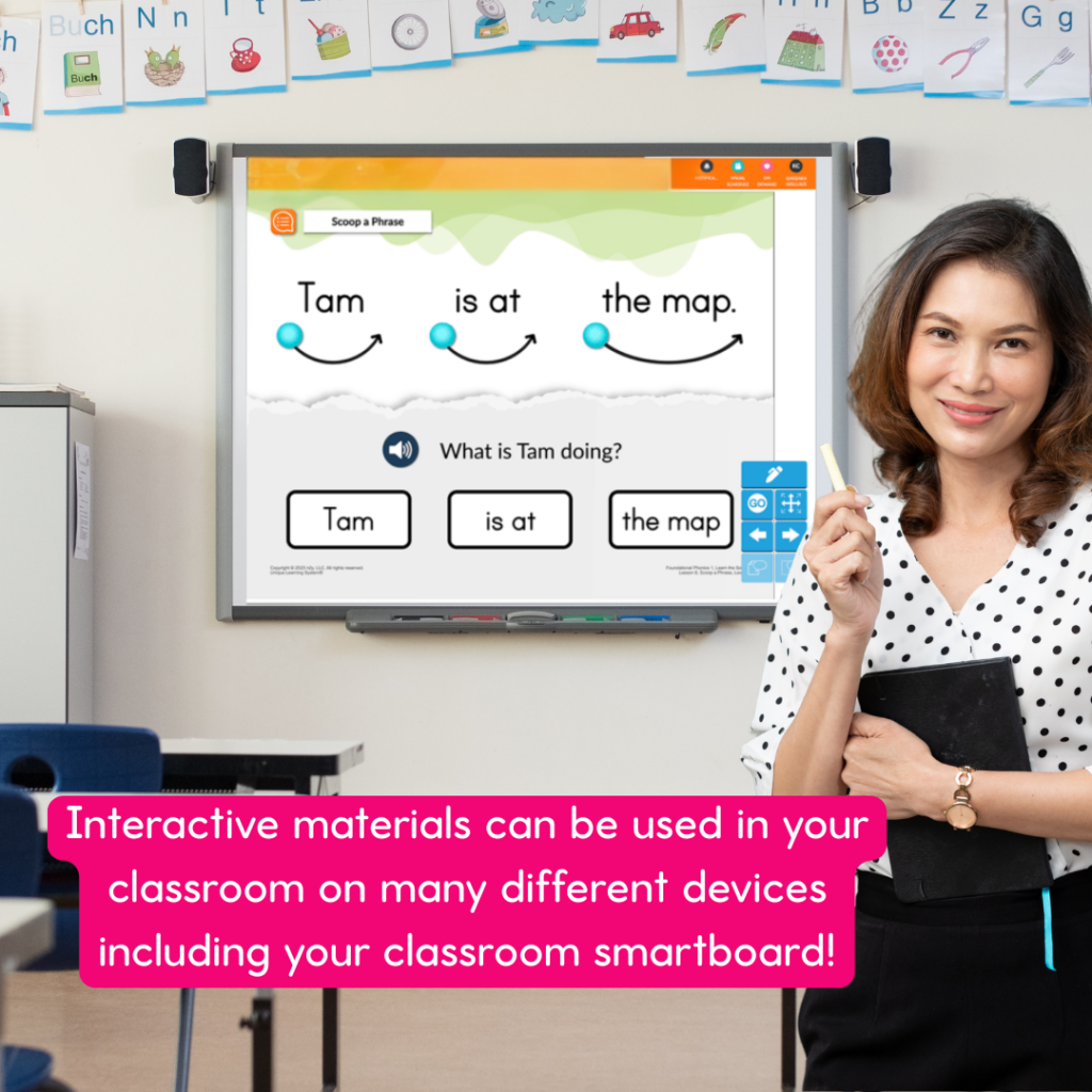 unique learning systems classroom smartboard