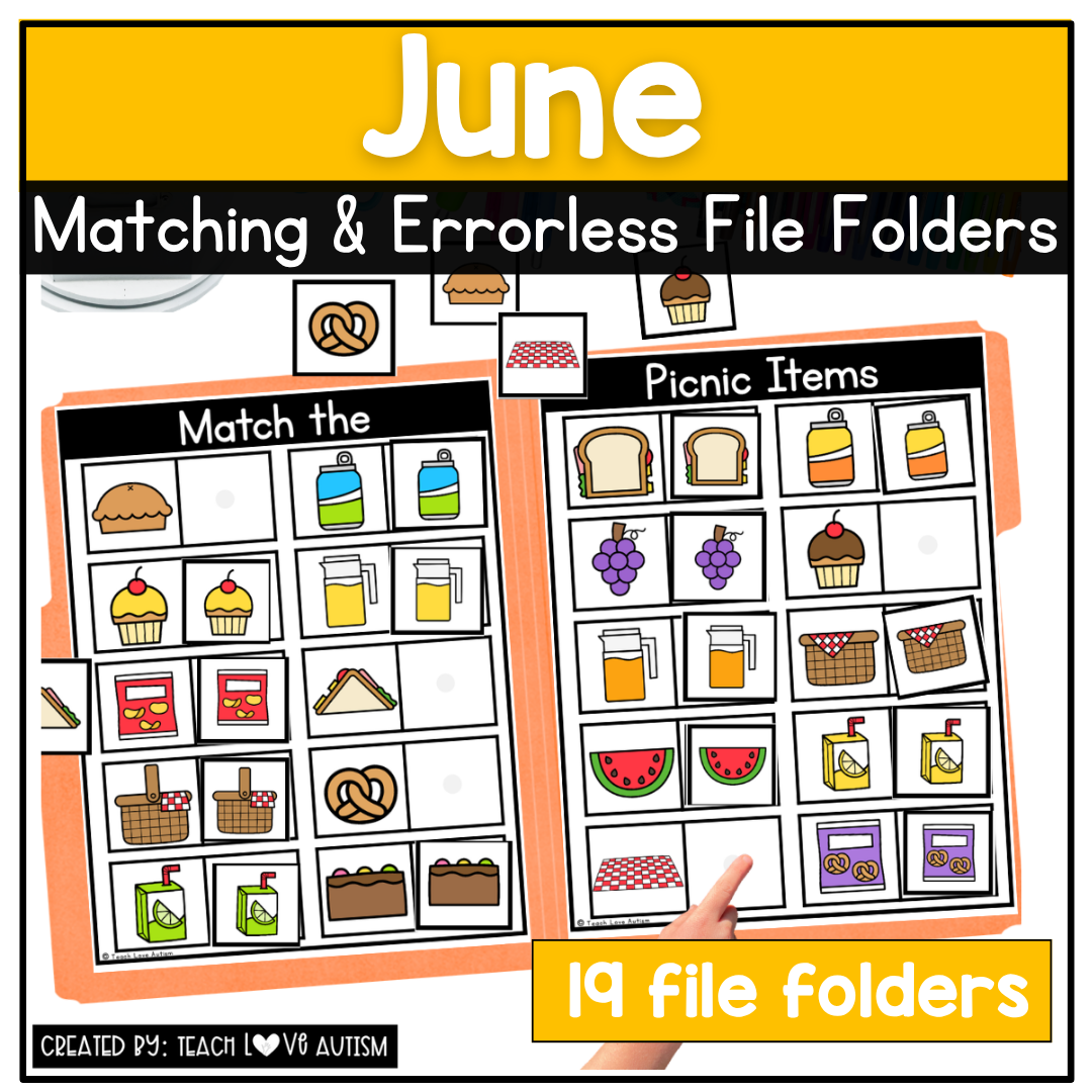 June Matching and Errorless File Folders