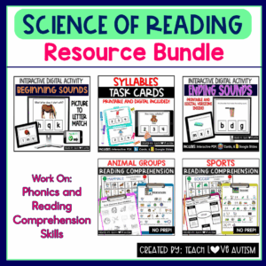Science of Reading Resource Bundle for Phonics and Reading Comprehension