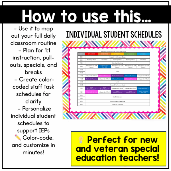 Editable Classroom Schedule Template PowerPoint - Image 4