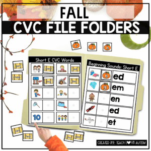 Fall CVC file folders
