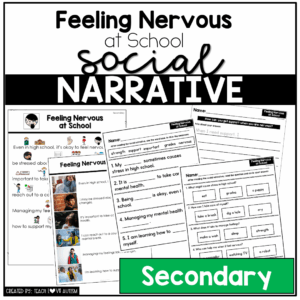 Feeling Nervous at School -Secondary