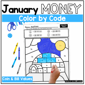 January color by code money values