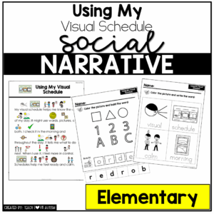 Using My Visual Schedule -Elementary