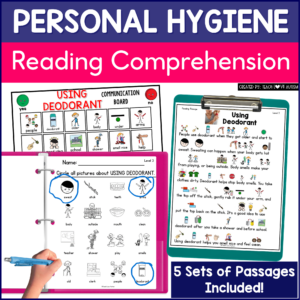 Personal Hygiene Mini Bundle Life Skills Reading Comprehension