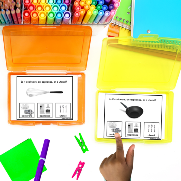 Cookware Appliance or Utensil Task Cards