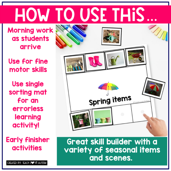 seasons sorting mats