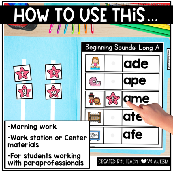 Summer CVCe File Folders