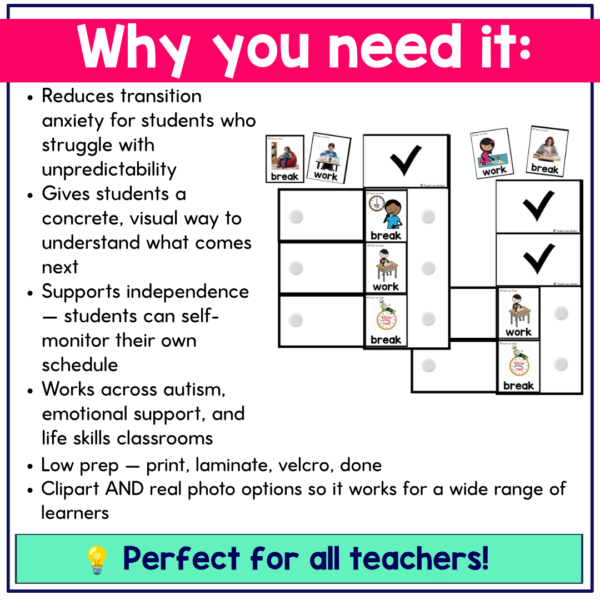 Editable Visual Schedule - Mini Visual Schedule - Image 3