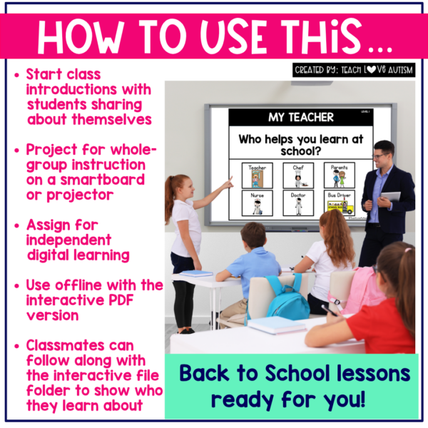 All About Me Digital Activity and Worksheets | Google Slides Presentation and Activities for Back to School - Image 4