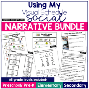 Visual Schedule Social Narrative Bundle