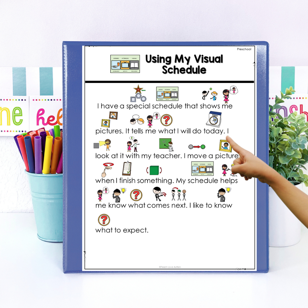 Visual Schedule Social Narrative Bundle