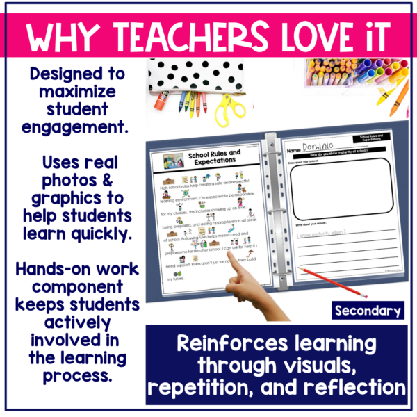 Back to School Social Narrative Bundle | Pre-K, Elementary & Secondary - Image 3
