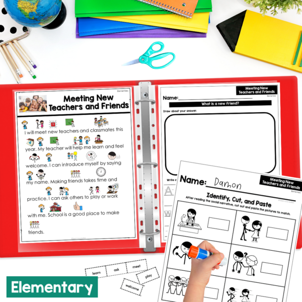 Back to School Social Narrative Bundle | Pre-K, Elementary & Secondary - Image 6