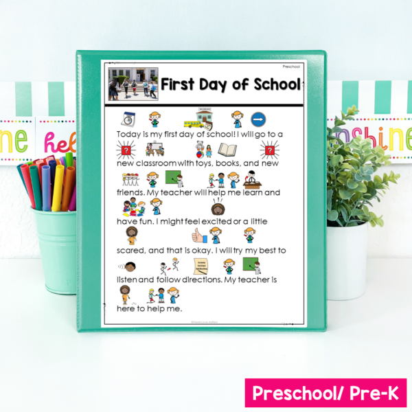 Back to School Social Narrative Bundle | Pre-K, Elementary & Secondary - Image 4