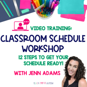 Classroom Schedule Workshop