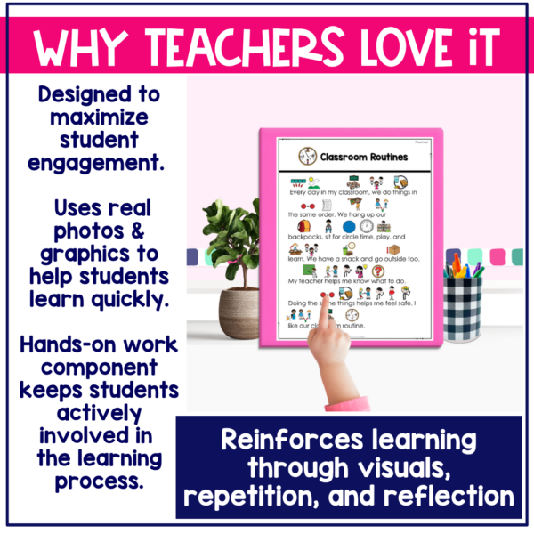 Classroom Routines Social Narrative for Preschool and Special Education